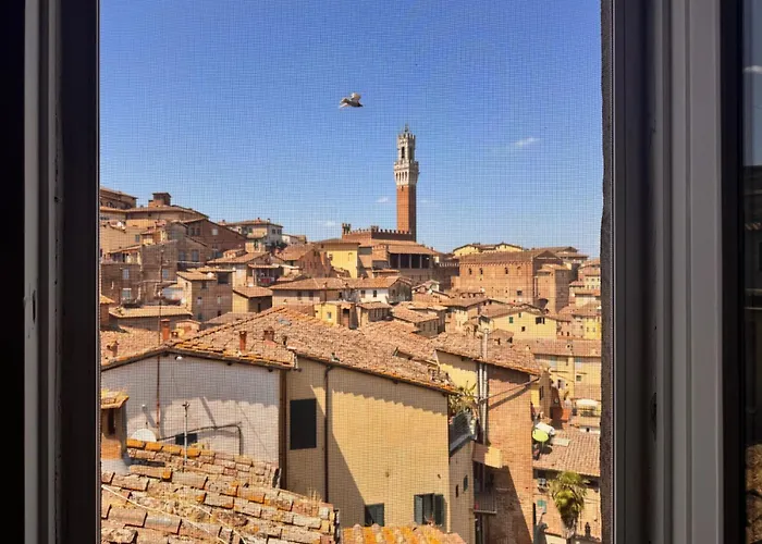Apartman Dimora Con Vista Sulla Torre Del Mangia
